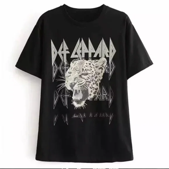 SOLD OUT Def Leppard Rock Band Graphic T-Shirt - Picture 3 of 5